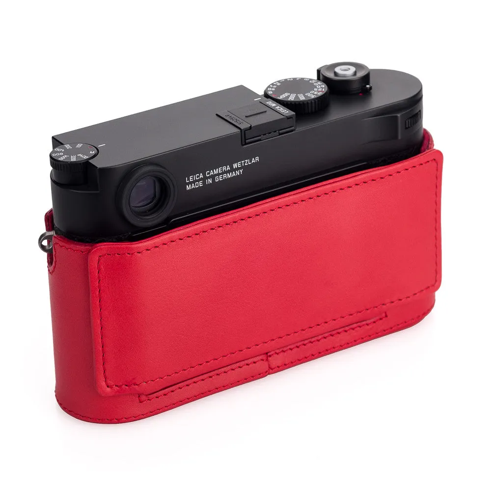 Leica M10 Leather Camera Protector, Red