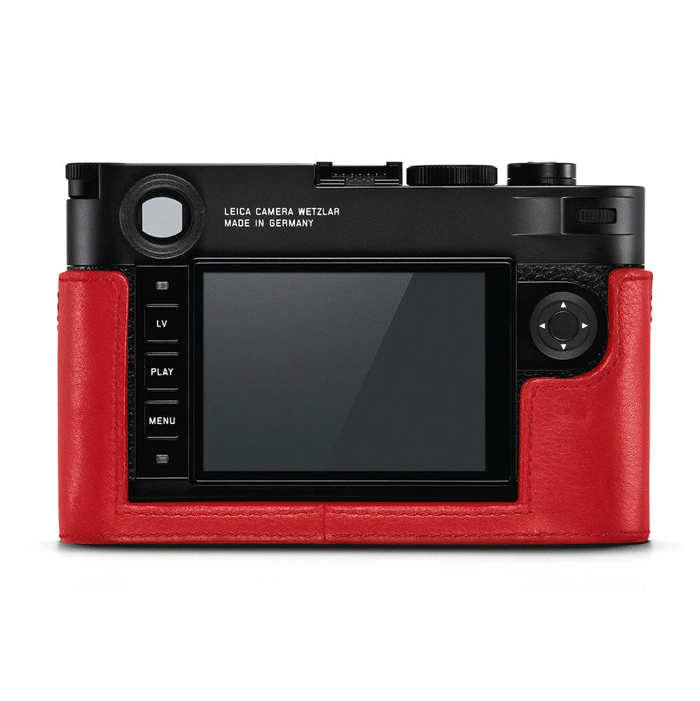 Leica M10 Leather Camera Protector, Red