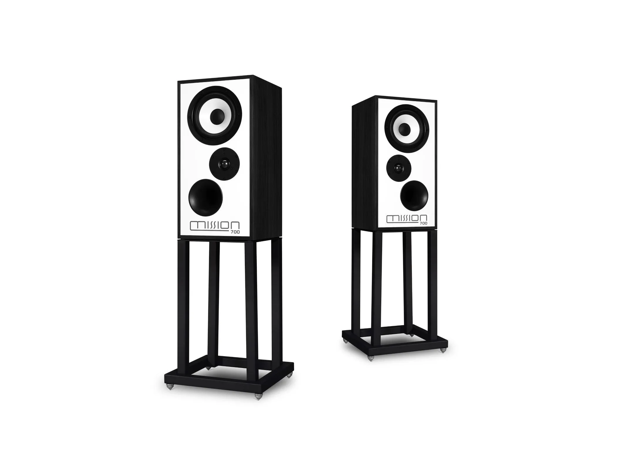 Mission 700 speakers with stands (black oak)