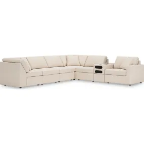 Modmax 7 Piece Modular Sectional with Audio Console