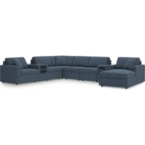 Modmax 8 Piece Modular Sectional with Chaise and Audio Consoles