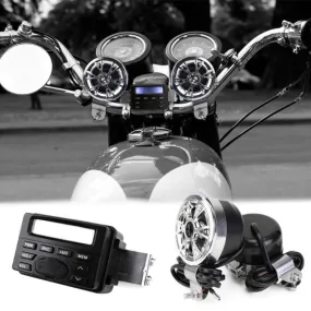 Motorcycle Handlebar Audio System