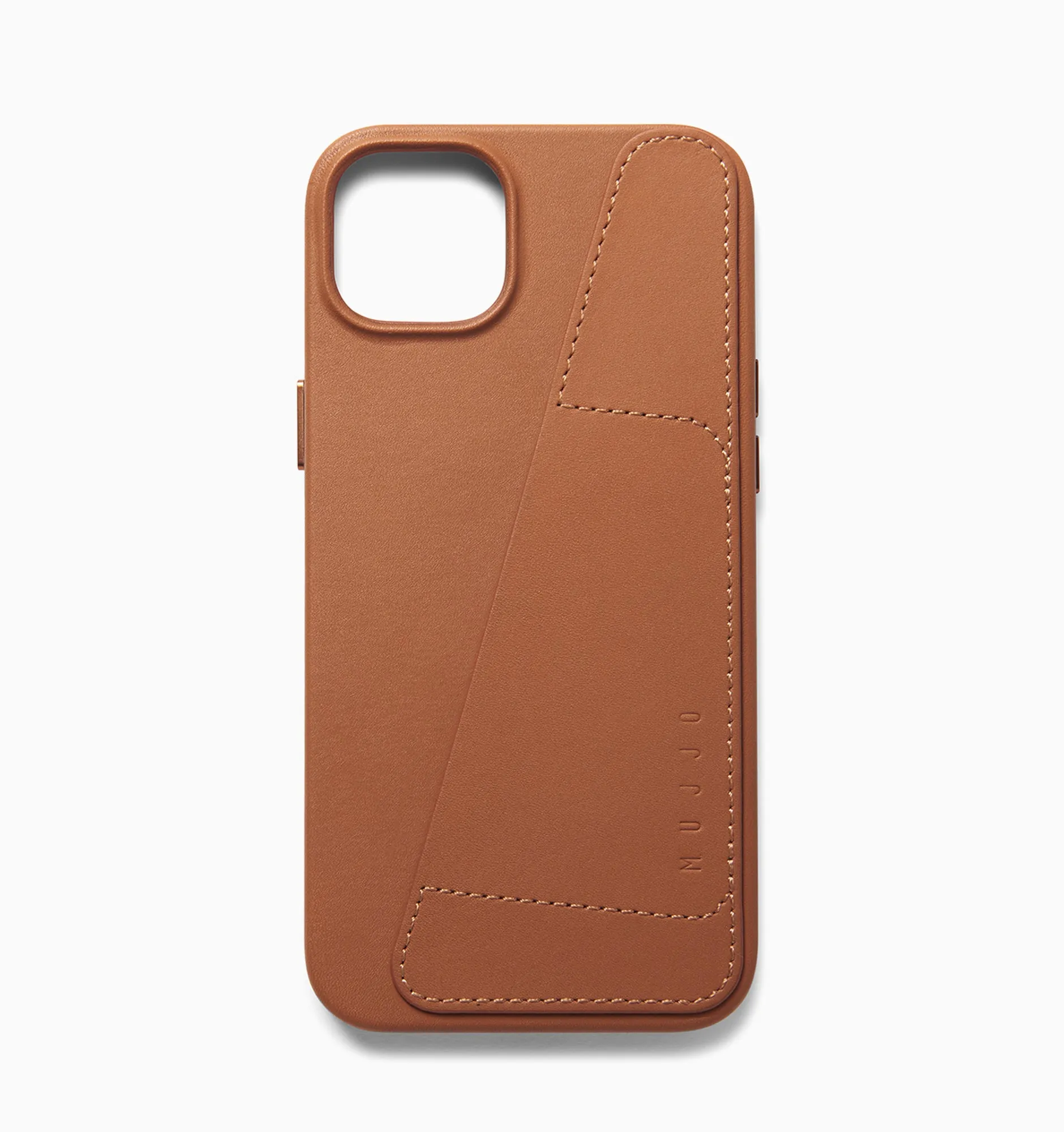 Mujjo Full Leather Wallet Case - iPhone 15 Plus (Outlet Stock)