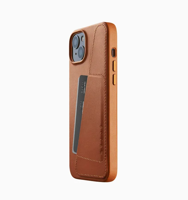 Mujjo Full Leather Wallet Case - iPhone 15 Plus (Outlet Stock)