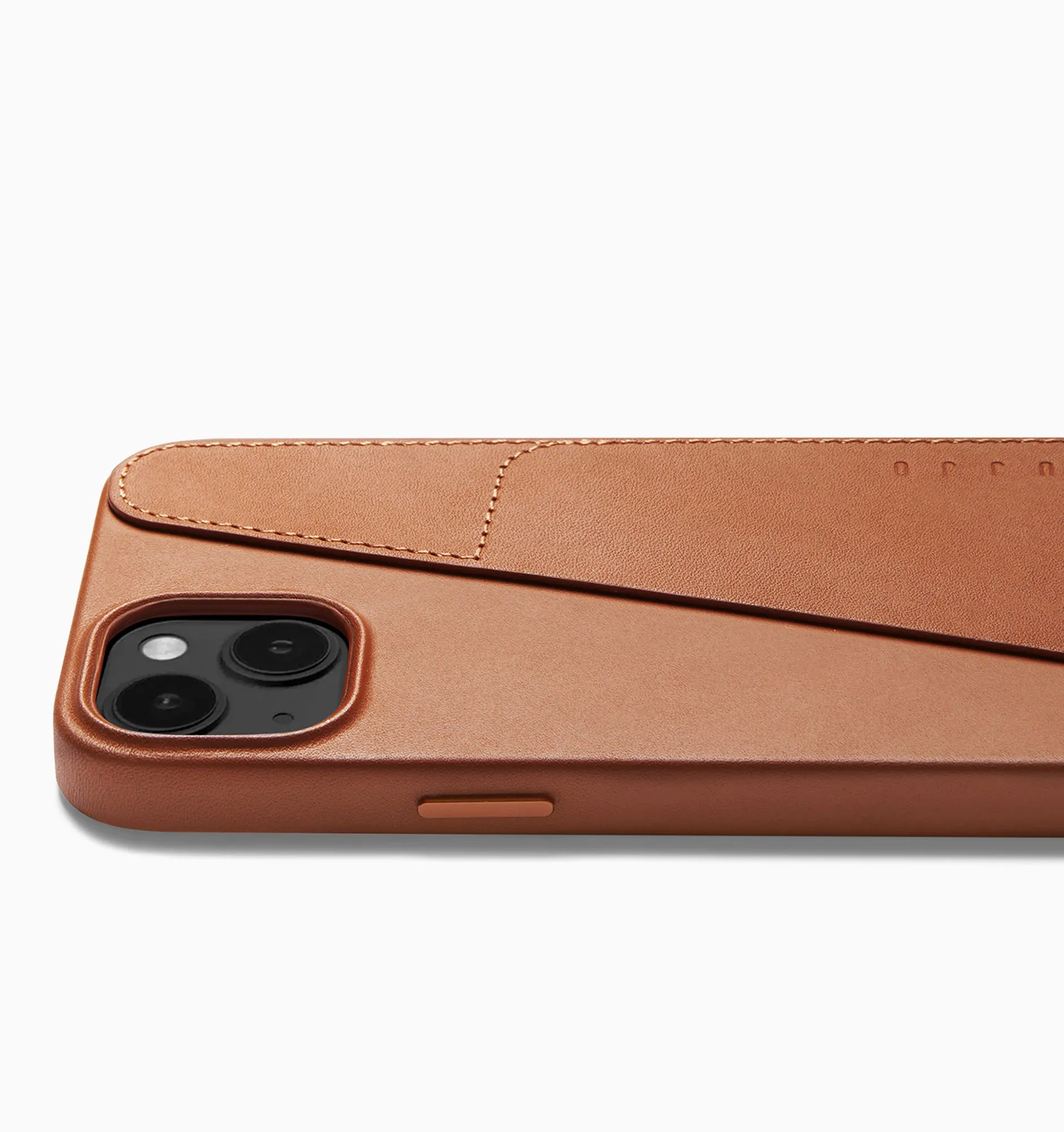 Mujjo Full Leather Wallet Case - iPhone 15 Plus (Outlet Stock)