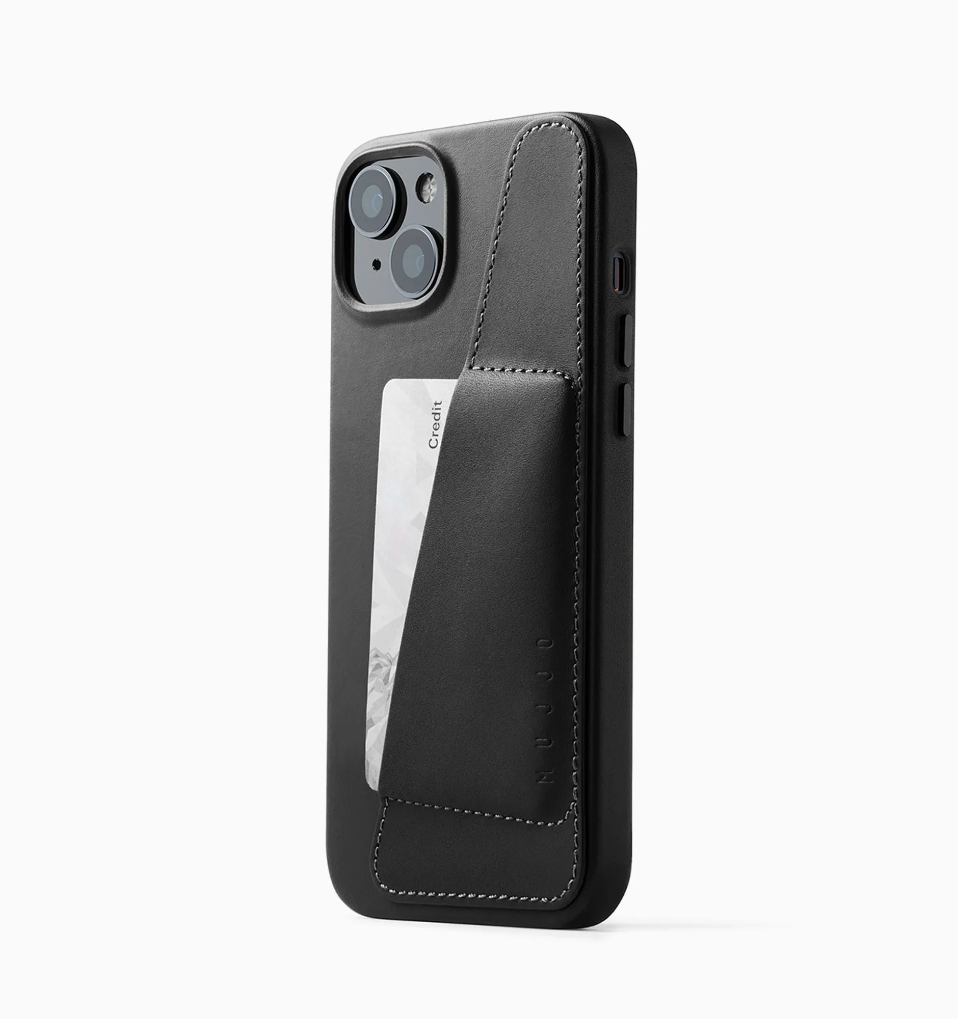 Mujjo Full Leather Wallet Case - iPhone 15 Plus (Outlet Stock)