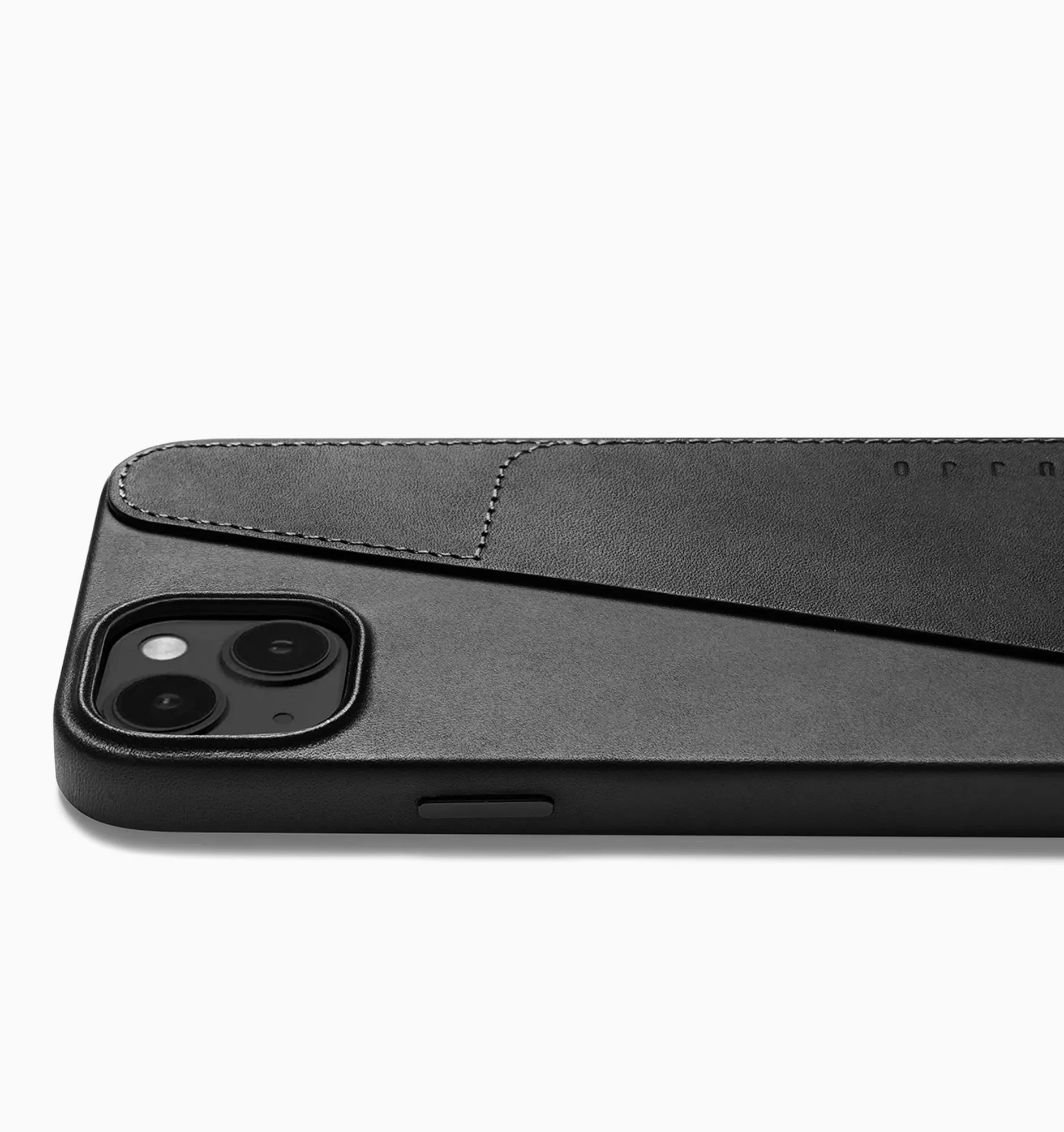 Mujjo Full Leather Wallet Case - iPhone 15 Plus (Outlet Stock)