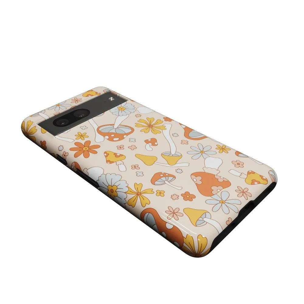 Mushroom Magic | Retro Floral Google Pixel Case