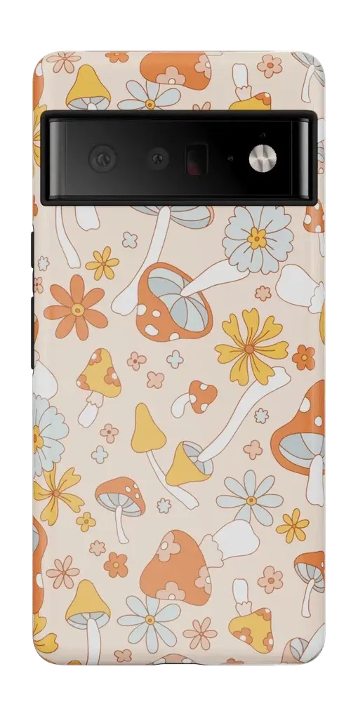 Mushroom Magic | Retro Floral Google Pixel Case