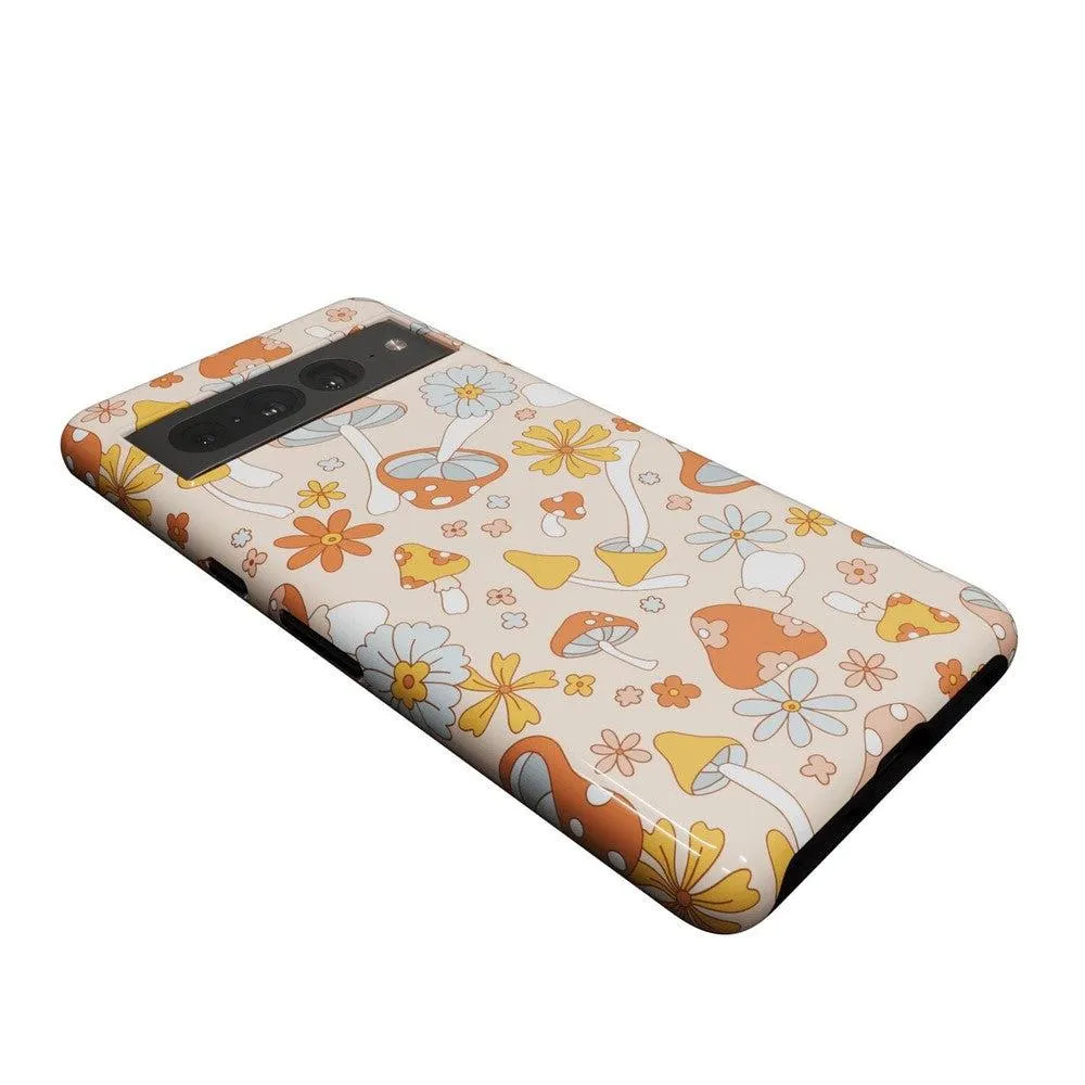 Mushroom Magic | Retro Floral Google Pixel Case