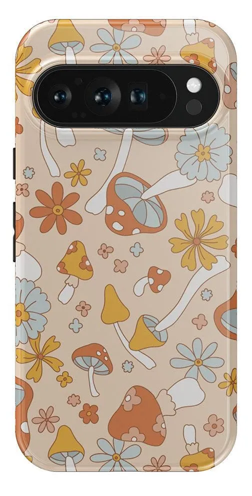 Mushroom Magic | Retro Floral Google Pixel Case