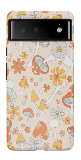 Mushroom Magic | Retro Floral Google Pixel Case