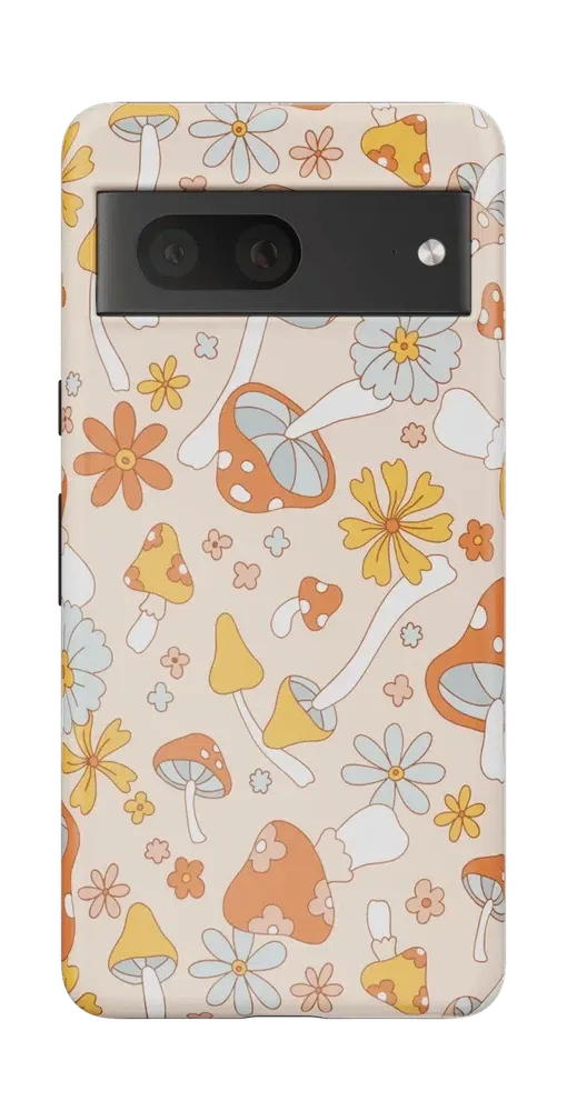 Mushroom Magic | Retro Floral Google Pixel Case