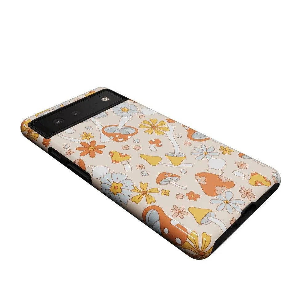 Mushroom Magic | Retro Floral Google Pixel Case