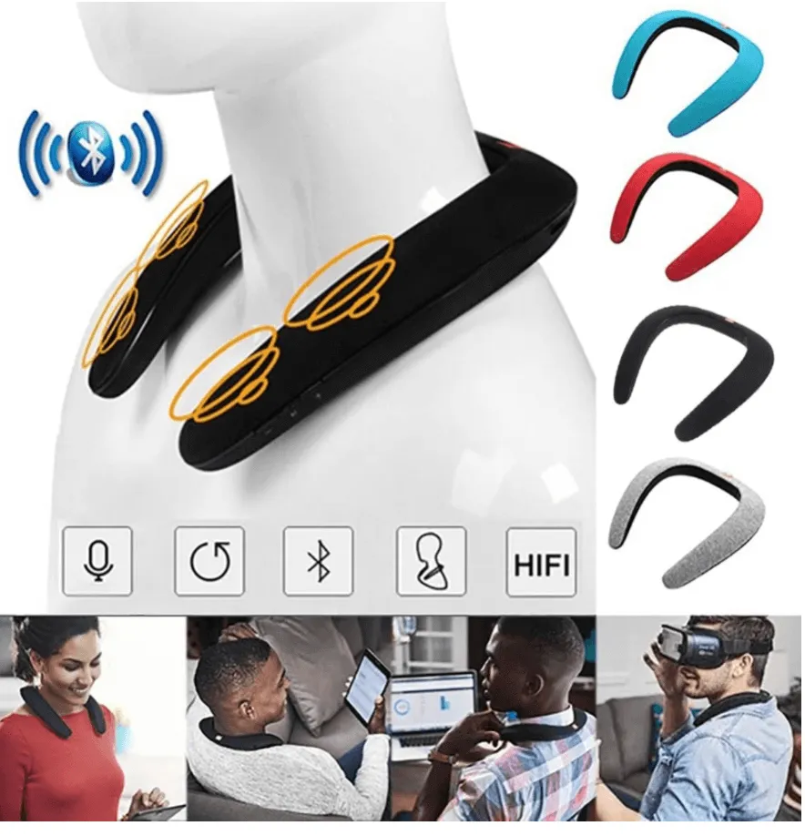 Neckband Portable Wireless Dual Speaker