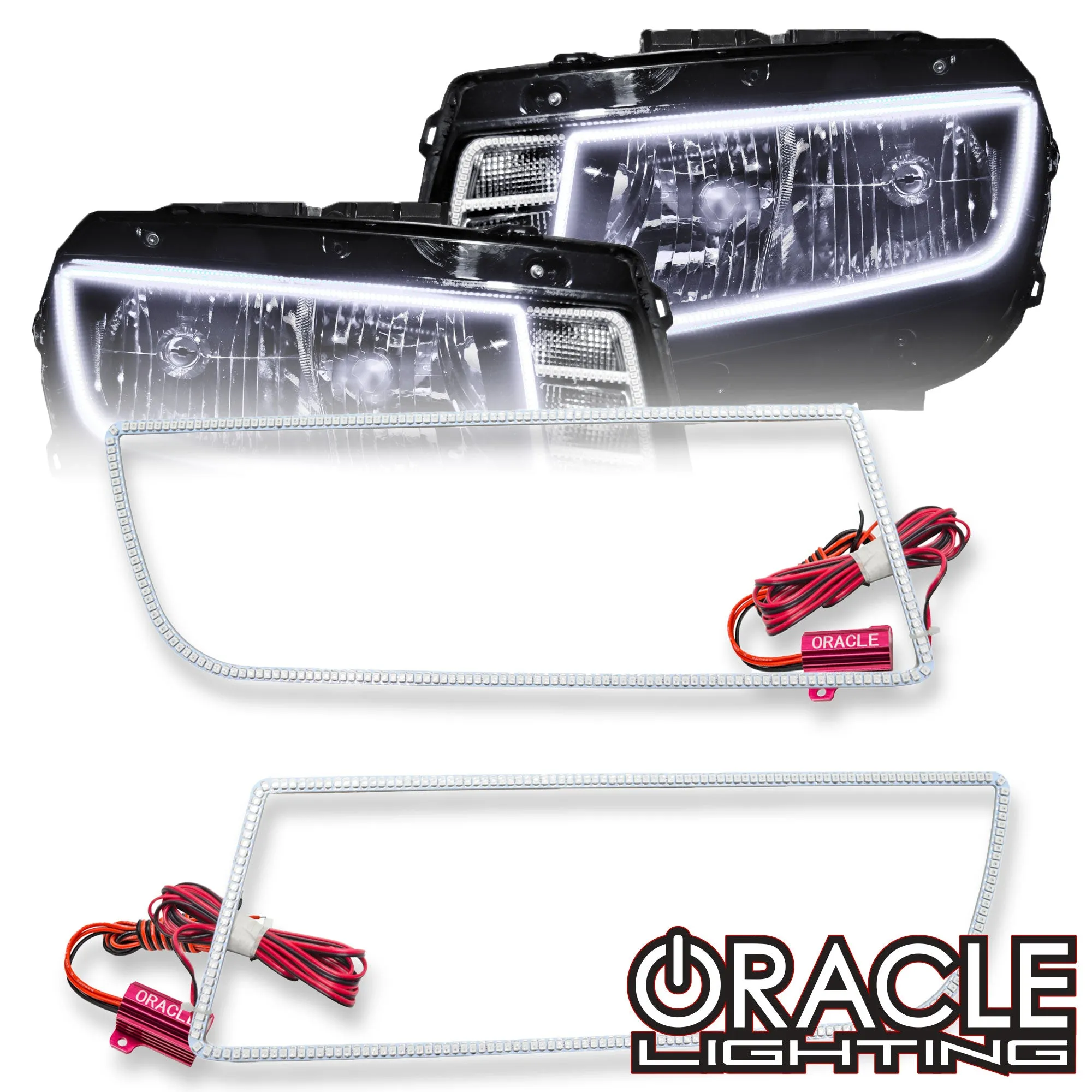 ORACLE Lighting 2014-2015 Chevrolet Camaro Non-RS LED Headlight Halo Kit (Square Style)