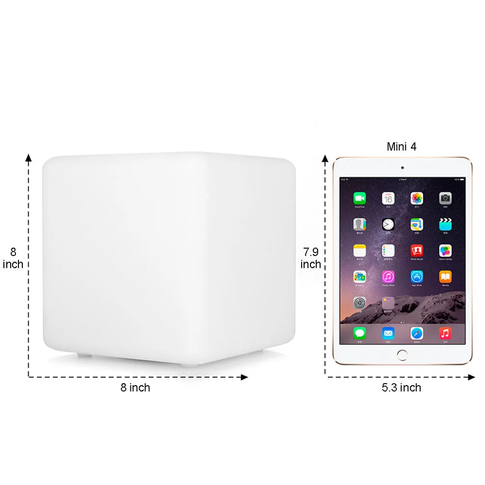 (PRE-ORDER ONLY) 8-inch RGB LED Cube Light