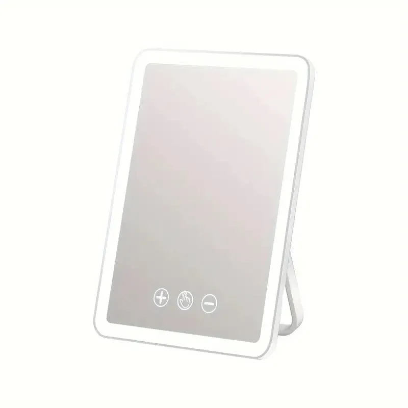 Rechargeable Travel Makeup Mirror with Led Lights