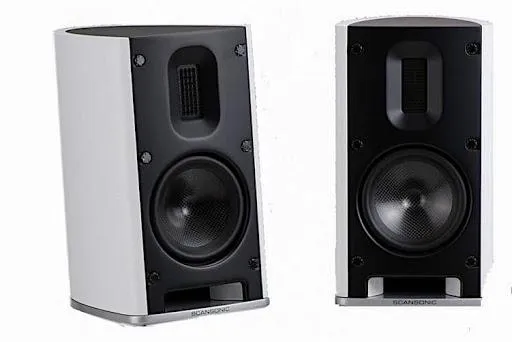 Scansonic MB1-B Bookshelf Loudspeaker in White (PAIR) (OPEN BOX SALE)