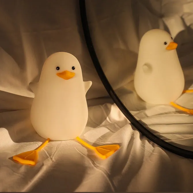 Silicone Duck Night Light Kids lamp Cute Duck Night Light