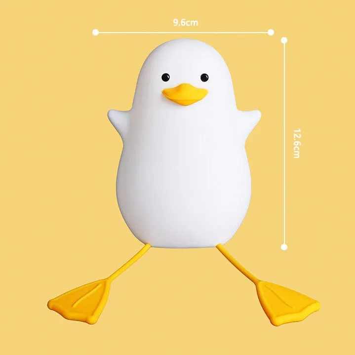 Silicone Duck Night Light Kids lamp Cute Duck Night Light