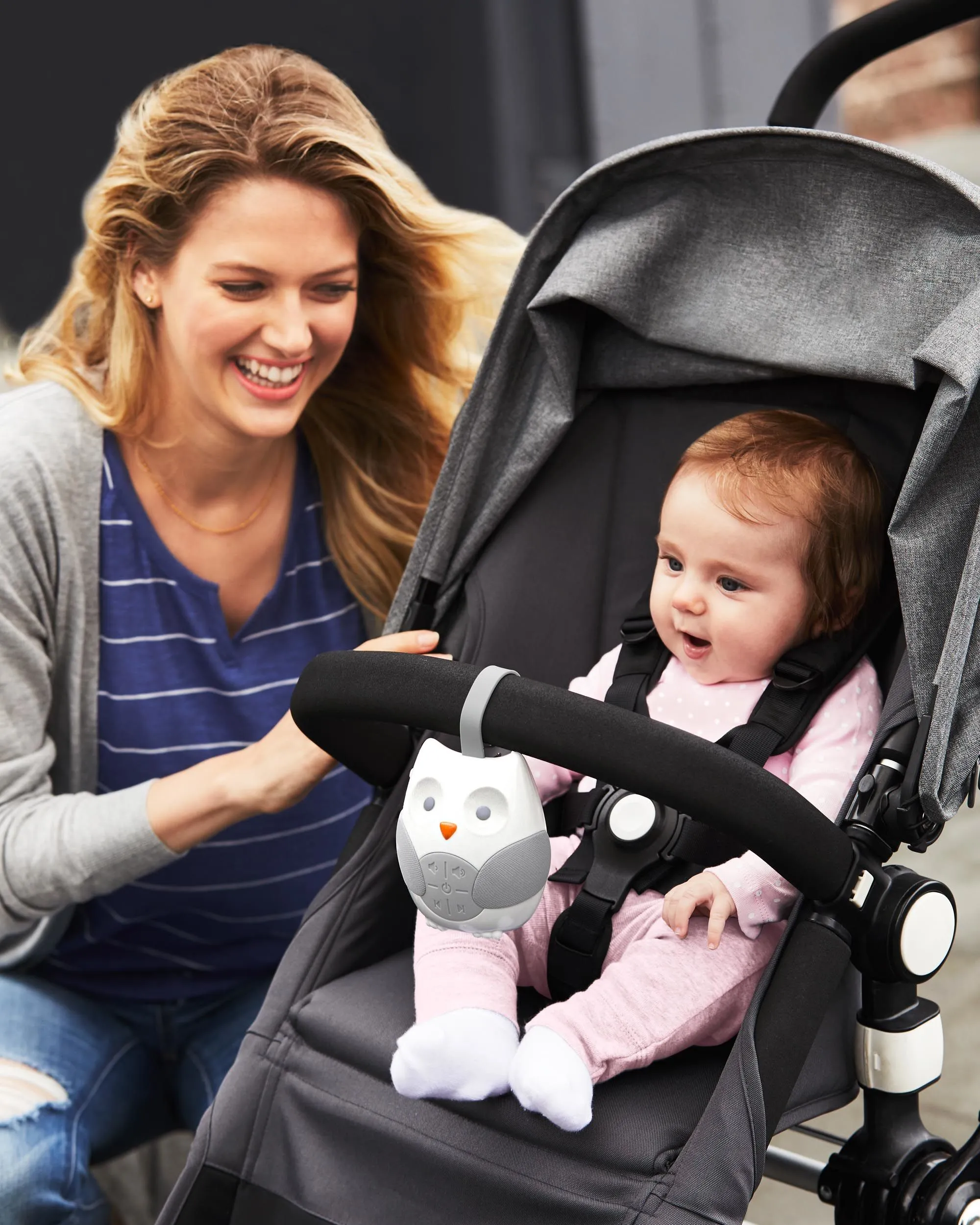 Skip Hop Stroll & Go Portable Baby Soother - Owl