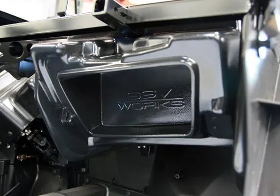 SSV Works RZ4-GB10U   replaces glove box in select 2014-up Polaris RZR models