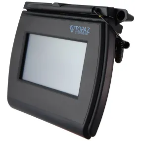 Topaz Backlit 4x3 LCD Signature Capture Pad - Dual Serial/USB (T-LBK750-BHSB-R)