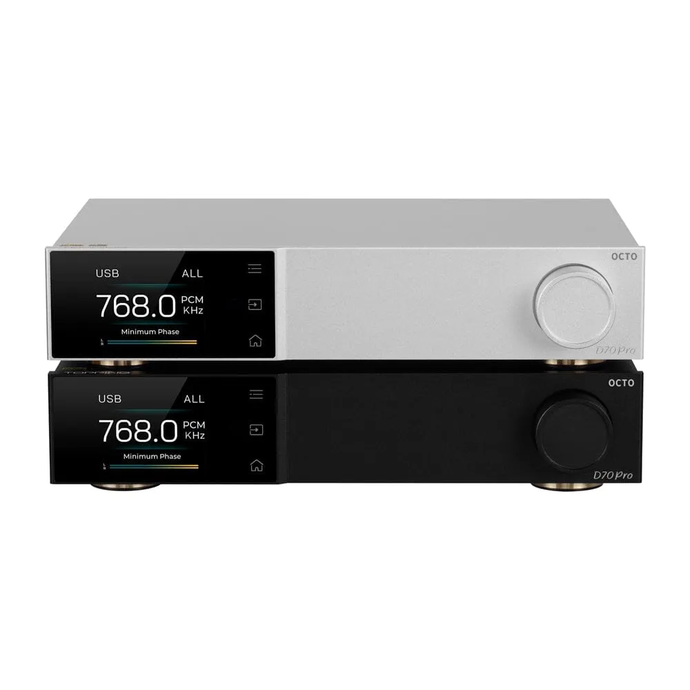 TOPPING D70Pro OCTO 8X CS43198 Bluetooth 5.1 Decorder HiFi DAC