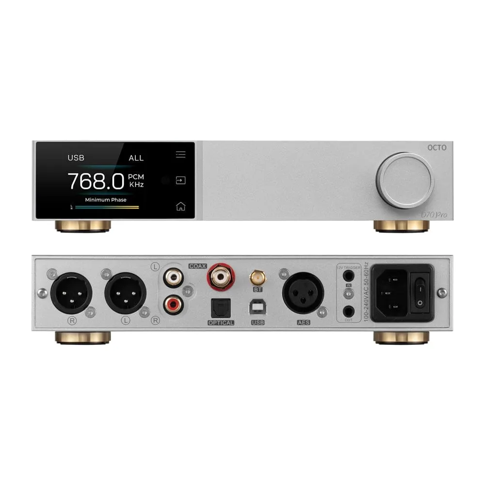 TOPPING D70Pro OCTO 8X CS43198 Bluetooth 5.1 Decorder HiFi DAC