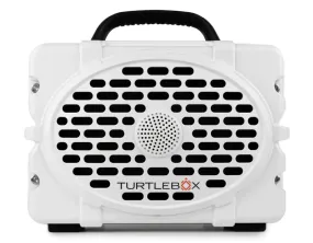 Turtlebox Outdoor Bluetooth Waterproof Gen 2 Portable Speaker in White