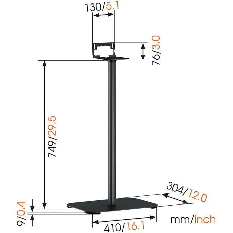 Vogels SOUND 3305 Sonos Play 5 / Five Floor Stand (Each)