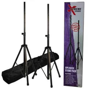 Xtreme SS252 35MM Speaker Stand Pack With Nylon Carry Bag